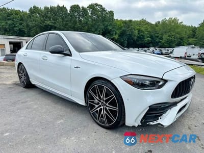 Czwarte zdjęcie samochodu z boku: 2025 MERCEDES-BENZ C 43 AMG VIN:W1KAF8HB9SR253619 - miniatura