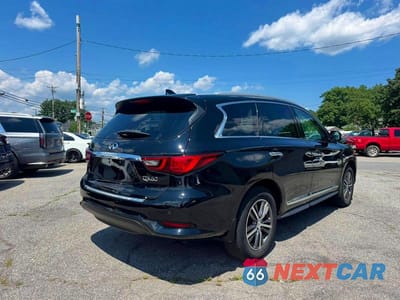 Czwarte zdjęcie samochodu z boku: 2019 INFINITI QX60 LUXE VIN:5N1DL0MM4KC501265 - miniatura