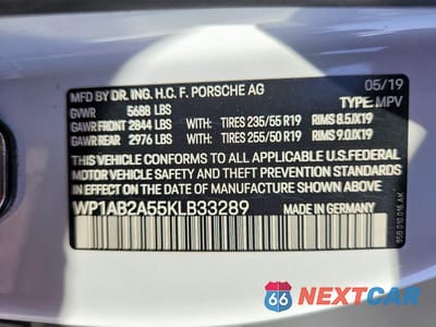 Zdjęcie 14 z 14 samochodu: 2019 PORSCHE MACAN S VIN:WP1AB2A55KLB33289 - miniatura
