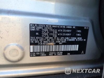 Zdjęcie 13 z 13 samochodu: 2025 TOYOTA RAV4 LE VIN:2T3K1RFV2SW406180 - miniatura