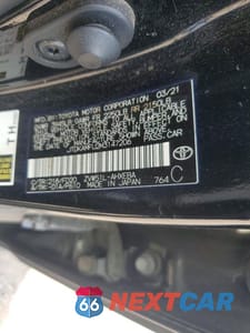Zdjęcie 12 z 12 samochodu: 2021 TOYOTA PRIUS LE VIN:JTDKAMFU2M3147206 - miniatura