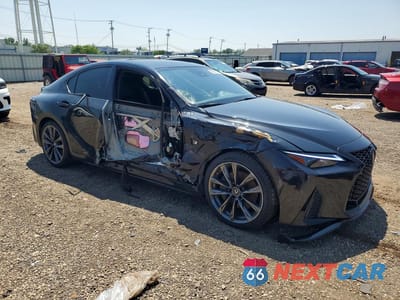 Czwarte zdjęcie samochodu z boku: 2021 LEXUS IS 350 F SPORT VIN:JTHGZ1E23M5018794 - miniatura