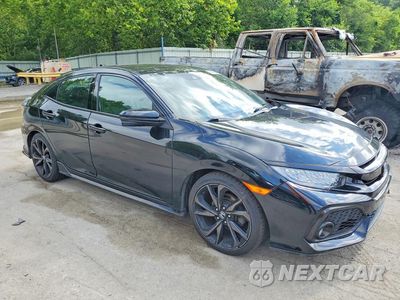 Czwarte zdjęcie samochodu z boku: 2018 HONDA CIVIC SPORT TOURING VIN:SHHFK7H98JU407937 - miniatura