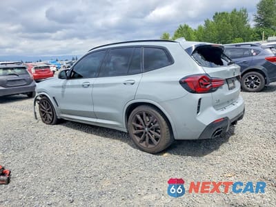Drugie zdjęcie samochodu z przodu: 2022 BMW X3 M40I VIN:5UX83DP00N9L53427 - miniatura