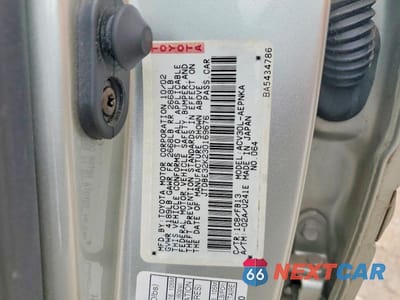 Zdjęcie 12 z 12 samochodu: 2003 TOYOTA CAMRY LE VIN:JTDBE32K230169676 - miniatura