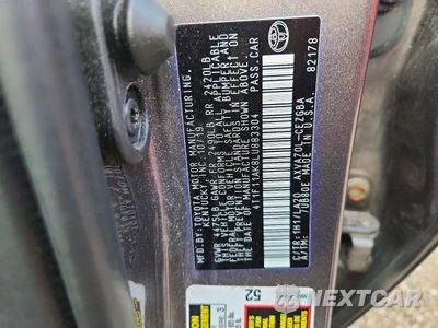 Zdjęcie 12 z 12 samochodu: 2020 TOYOTA CAMRY XLE VIN:4T1F11AK8LU883304 - miniatura