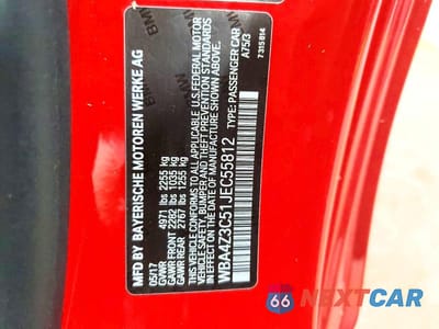 Zdjęcie 12 z 12 samochodu: 2018 BMW 430XI VIN:WBA4Z3C51JEC55812 - miniatura