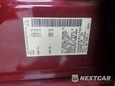 Zdjęcie 12 z 12 samochodu: 2009 NISSAN MAXIMA 3.5 S VIN:1N4AA51E19C822784 - miniatura