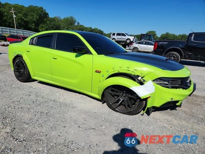 Czwarte zdjęcie samochodu z boku: 2023 DODGE CHARGER SCAT PACK VIN:2C3CDXGJ8PH619125 - miniatura