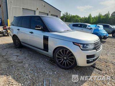 Czwarte zdjęcie samochodu z boku: 2017 LAND ROVER RANGE ROVER HSE VIN:SALGS2FV3HA370610 - miniatura