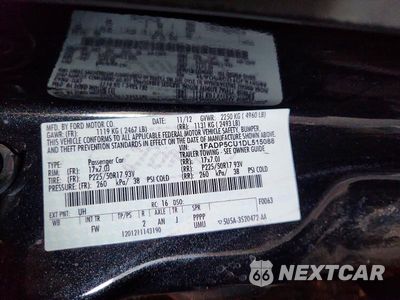 Zdjęcie 12 z 12 samochodu: 2013 FORD C-MAX PREMIUM VIN:1FADP5CU1DL515088 - miniatura