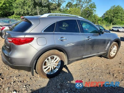 Trzecie zdjęcie samochodu z tyłu: 2012 INFINITI FX35 BASE VIN:JN8AS1MW9CM154369 - miniatura