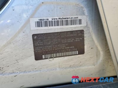 Zdjęcie 12 z 12 samochodu: 2010 BMW X5 XDRIVE35D VIN:5UXFF0C51ALT85194 - miniatura