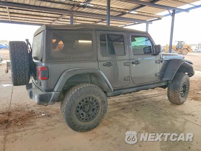 Trzecie zdjęcie samochodu z tyłu: 2022 JEEP WRANGLER UNLIMITED RUBICON 4XE VIN:1C4JJXR63NW266778 - miniatura