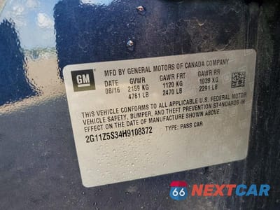 Zdjęcie 13 z 13 samochodu: 2017 CHEVROLET IMPALA LS VIN:2G11Z5S34H9108372 - miniatura