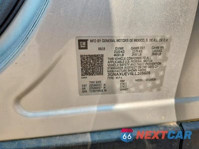 Zdjęcie 13 z 13 samochodu: 2020 CHEVROLET EQUINOX LT VIN:3GNAXUEV6LL105605 - miniatura