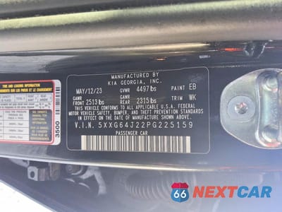 Zdjęcie 12 z 12 samochodu: 2023 KIA K5 GT LINE VIN:5XXG64J22PG225159 - miniatura