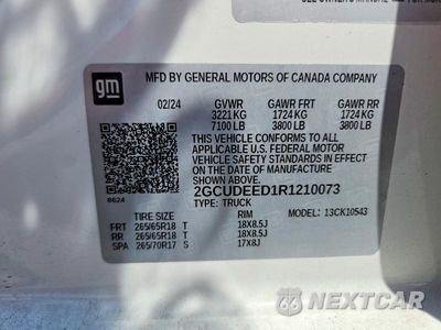 Zdjęcie 12 z 12 samochodu: 2024 CHEVROLET SILVERADO K1500 RST VIN:2GCUDEED1R1210073 - miniatura