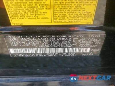 Zdjęcie 12 z 12 samochodu: 2009 LEXUS GS 350 VIN:JTHBE96S390044948 - miniatura