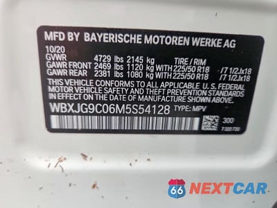 Zdjęcie 13 z 13 samochodu: 2021 BMW X1 XDRIVE28I VIN:WBXJG9C06M5S54128 - miniatura