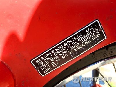 Zdjęcie 8 z 8 samochodu: 1970 HONDA C70 VIN:C70M021243M - miniatura
