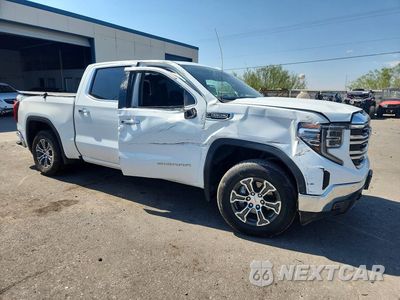 Czwarte zdjęcie samochodu z boku: 2025 GMC SIERRA C1500 SLT VIN:1GTPHDED3SZ159247 - miniatura