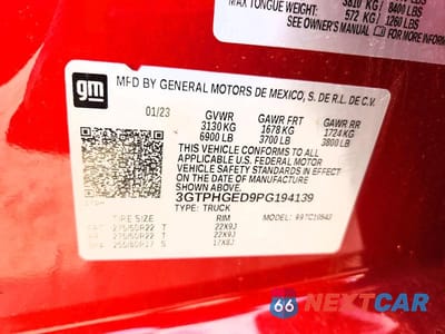 Zdjęcie 13 z 13 samochodu: 2023 GMC SIERRA C1500 DENALI VIN:3GTPHGED9PG194139 - miniatura