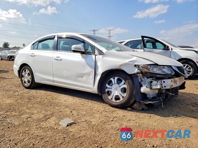 Czwarte zdjęcie samochodu z boku: 2013 HONDA CIVIC HYBRID L VIN:19XFB4F34DE002859 - miniatura