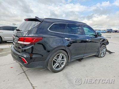 Trzecie zdjęcie samochodu z tyłu: 2017 HYUNDAI SANTA FE SE ULTIMATE VIN:KM8SR4HF5HU243608 - miniatura