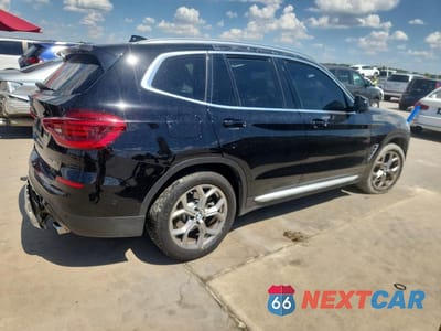 Trzecie zdjęcie samochodu z tyłu: 2021 BMW X3 SDRIVE30I VIN:5UXTY3C01M9H69774 - miniatura