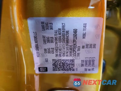 Zdjęcie 12 z 12 samochodu: 2023 CHEVROLET COLORADO TRAIL BOSS VIN:1GCPTEEK7P1160460 - miniatura