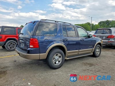 Trzecie zdjęcie samochodu z tyłu: 2002 FORD EXPLORER EDDIE BAUER VIN:1FMZU74KX2UD46256 - miniatura