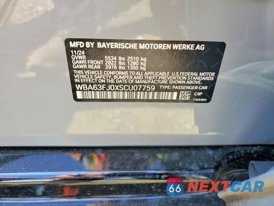 Zdjęcie 12 z 12 samochodu: 2025 BMW 540 XI VIN:WBA63FJ0XSCU07759 - miniatura