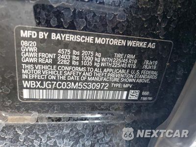 Zdjęcie 25 z 26 samochodu: 2021 BMW X1 SDRIVE28I VIN:WBXJG7C03M5S30972 - miniatura