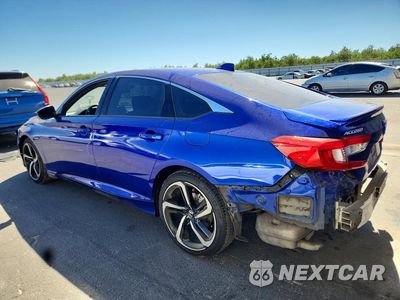 Drugie zdjęcie samochodu z przodu: 2020 HONDA ACCORD SPORT VIN:1HGCV1F30LA075979 - miniatura