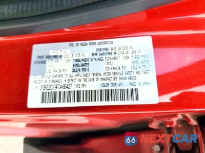 Zdjęcie 13 z 13 samochodu: 2015 MAZDA CX-5 TOURING VIN:JM3KE2CY9F0486427 - miniatura