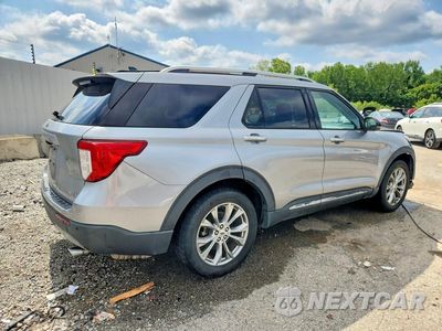 Trzecie zdjęcie samochodu z tyłu: 2021 FORD EXPLORER LIMITED VIN:1FMSK8FH0MGA85381 - miniatura