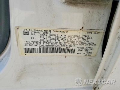 Zdjęcie 13 z 13 samochodu: 2001 TOYOTA RAV4 BASE VIN:JTEGH20V010035990 - miniatura