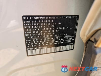Zdjęcie 13 z 13 samochodu: 2018 VOLKSWAGEN TIGUAN SE, SEL VIN:3VV3B7AX8JM031427 - miniatura