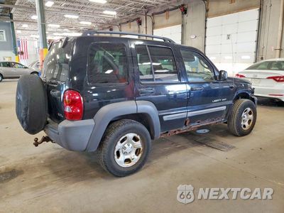 Trzecie zdjęcie samochodu z tyłu: 2003 JEEP LIBERTY SPORT VIN:1J4GL48K03W523730 - miniatura