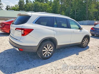 Trzecie zdjęcie samochodu z tyłu: 2021 HONDA PILOT EXL VIN:5FNYF6H50MB007915 - miniatura