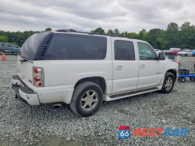 Trzecie zdjęcie samochodu z tyłu: 2004 GMC YUKON XL DENALI VIN:1GKFK66U94J215642 - miniatura