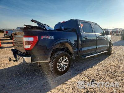 Trzecie zdjęcie samochodu z tyłu: 2021 FORD F150 SUPERCREW VIN:1FTFW1E50MKD98694 - miniatura