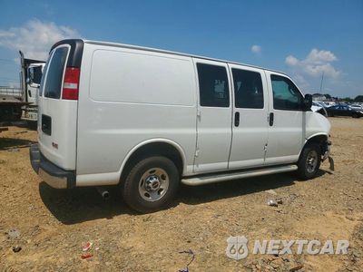 Trzecie zdjęcie samochodu z tyłu: 2022 GMC SAVANA 2500 CARGO DELIVERY VAN VIN:1GTW7AF73N1230942 - miniatura