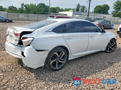 Trzecie zdjęcie samochodu z tyłu: 2020 HONDA ACCORD SPORT VIN:1HGCV1F39LA143860 - miniatura