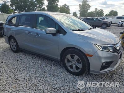 Czwarte zdjęcie samochodu z boku: 2019 HONDA ODYSSEY EXL VIN:5FNRL6H70KB127919 - miniatura