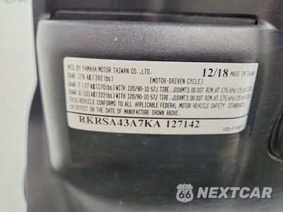 Zdjęcie 9 z 9 samochodu: 2019 YAMAHA YW50 F VIN:RKRSA43A7KA127142 - miniatura