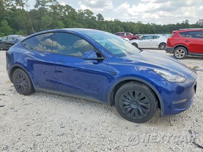 Czwarte zdjęcie samochodu z boku: 2022 TESLA MODEL Y VIN:7SAYGDEE7NA004808 - miniatura