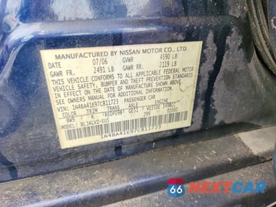 Zdjęcie 12 z 12 samochodu: 2007 NISSAN MAXIMA 3.5 SE VIN:1N4BA41E97C811723 - miniatura