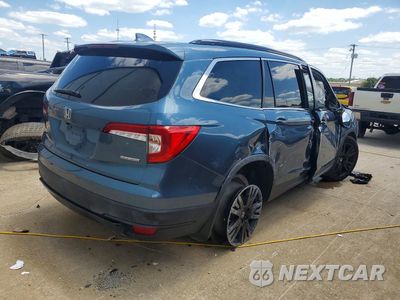 Trzecie zdjęcie samochodu z tyłu: 2021 HONDA PILOT SE VIN:5FNYF5H2XMB011406 - miniatura